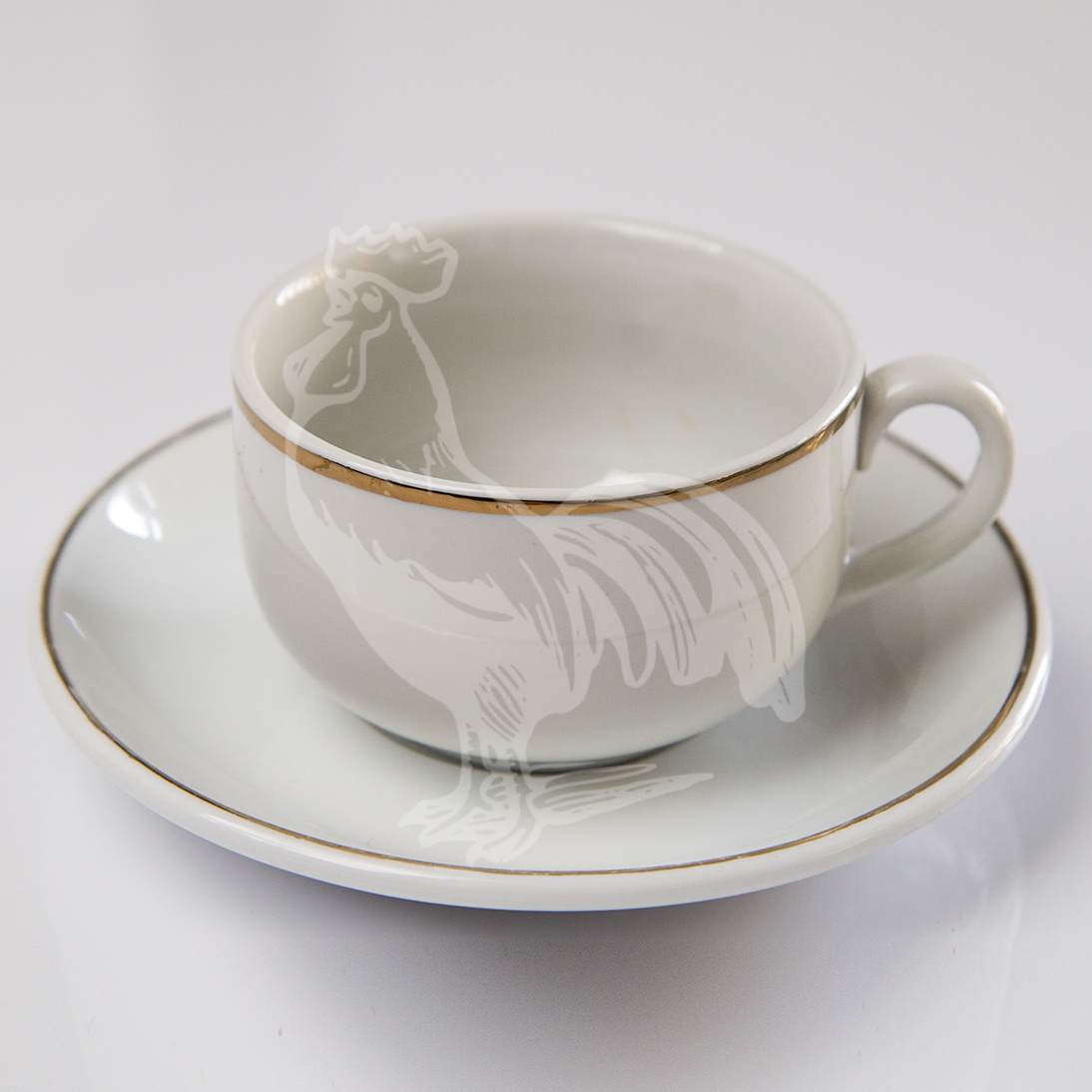 TAZAS-POCILLOS G/ORO